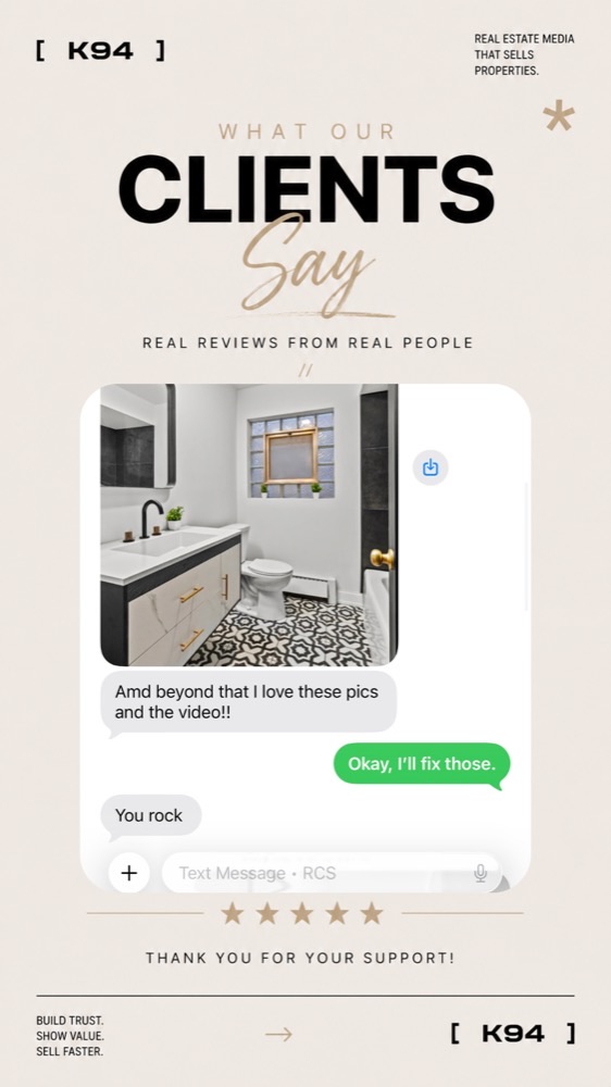 K94 Production client review 2 — Chicagoland real estate photography
